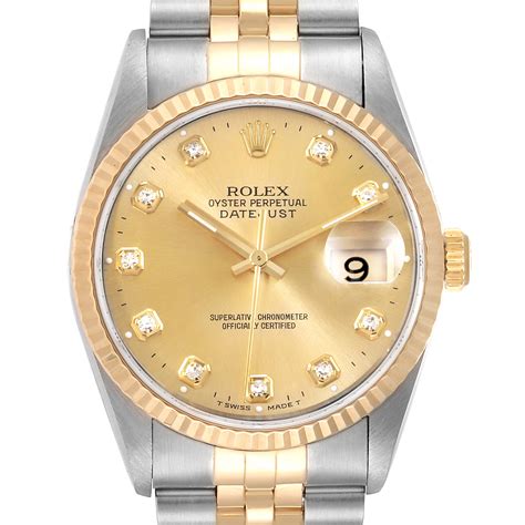 Rolex Datejust 16233 diamond dial